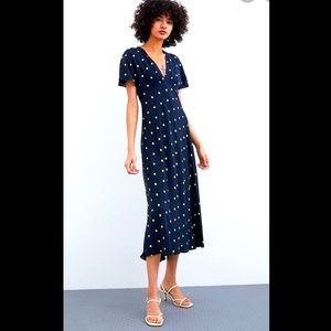 Zara Polka dotted dress